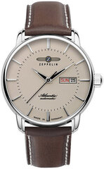 Мужские часы Zeppelin Atlantic Automatic, 8466-5, коричневые цена и информация | Мужские часы | hansapost.ee