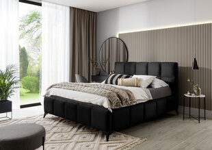 Voodi NORE Mist, 180x200 cm, must hind ja info | Voodid | hansapost.ee