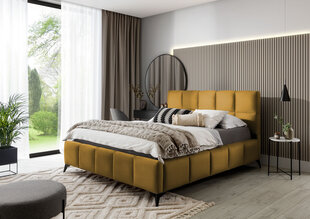 Кровать NORE Mist, 160x200 см, желтая цена и информация | Кровати | hansapost.ee