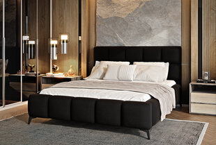 Кровать NORE Mist, 160x200 см, черная цена и информация | Кровати | hansapost.ee