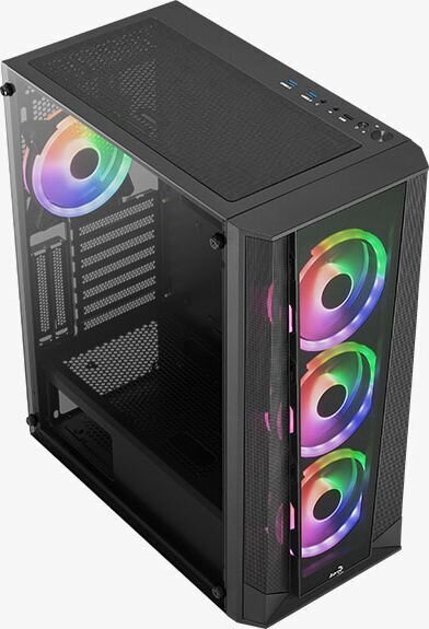 Aerocool Prism G-BK-V3 ARGB hind ja info | Arvutikorpused | hansapost.ee