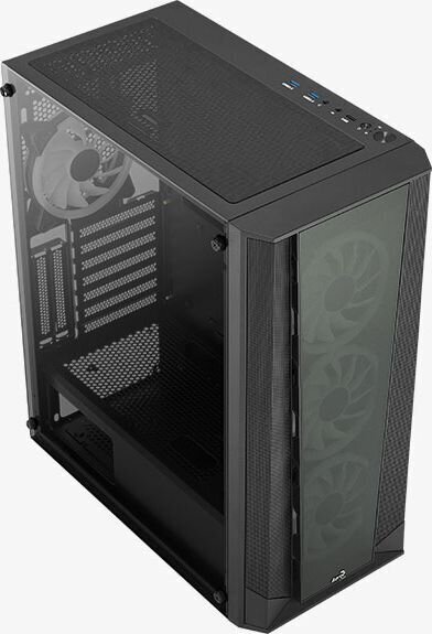 Aerocool Prism G-BK-V3 ARGB цена и информация | Arvutikorpused | hansapost.ee