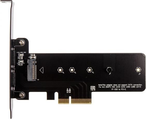 Akasa Adapter M.2, PCIe (AK-PCCM2P-01) hind ja info | Arvutikomponentide tarvikud | hansapost.ee