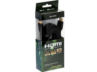 Blow 92-608, HDMI, 5 m hind ja info | Juhtmed ja kaablid | hansapost.ee