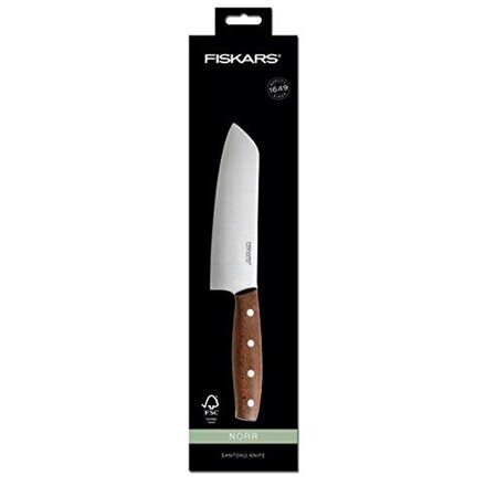 Fiskars Norr Santoku nuga 16 cm цена и информация | Söögiriistad ja komplektid | hansapost.ee