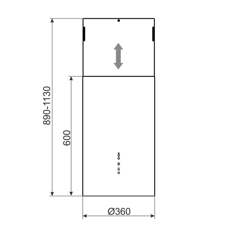 Vlano Roll 36 Black hind ja info | Õhupuhastid | hansapost.ee