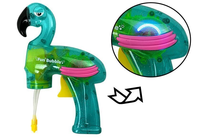 Seebimullipüstol "Flamingo roheline" hind ja info | Ranna- ja õuemänguasjad | hansapost.ee