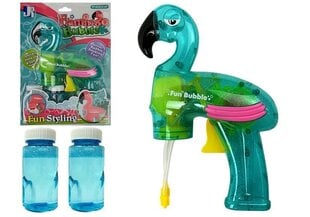 Пистолет с мыльными пузырями "Фламинго зеленый" цена и информация | Игрушки (пляж, вода, песок) | hansapost.ee