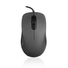Juhtmega optiline hiir Modecom M10S, must/hall hind ja info | Modecom Heli- ja videoseadmed, klaviatuurid ja hiired | hansapost.ee