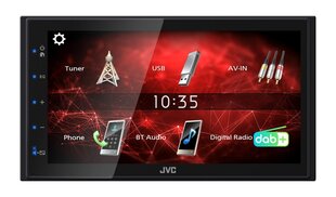 Автомагнитола JVC KW-M27DBT цена и информация | Автомагнитолы, мультимедиа | hansapost.ee