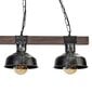 Milagro rippvalgusti Faro Black/Wood 3 hind ja info | Rippvalgustid | hansapost.ee