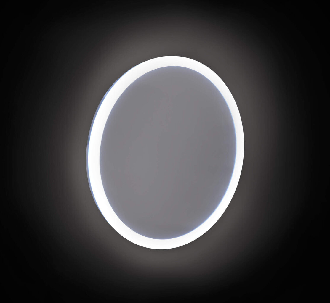 Magnetiline peegel koos LED-iga Deante Round ADR_0821, Chrome hind ja info | Vannitoa aksessuaarid | hansapost.ee