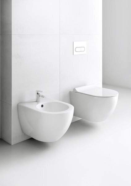 Seinale kinnitatv WC-pott Ravak Uni Chrome Rim цена и информация | WС-potid | hansapost.ee
