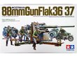 Tamiya - German 88mm Gun FlaK 36/37, 1/35, 35017 цена и информация | Klotsid ja konstruktorid | hansapost.ee