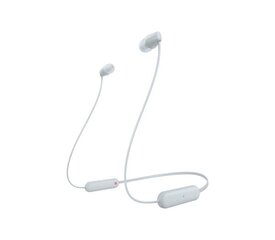 Juhtmevabad in-ear kõrvaklapid Sony WI-C100, valge - WIC100W.CE7 hind ja info | Kõrvaklapid | hansapost.ee