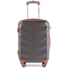 Маленький чемодан Wings Albatross XS, темно-серый цена и информация | Чемоданы, дорожные сумки | hansapost.ee