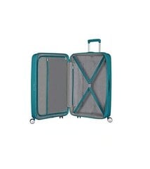 American Tourister keskmine reisikohver Soundbox Spinner Expandable 67cm, roheline price and information | Suitcases, travel bags | hansapost.ee