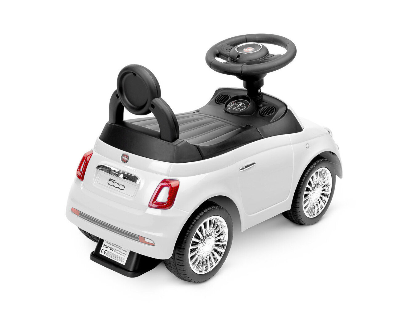 Pealeistutav auto Fiat 500, valge hind ja info | Beebide mänguasjad | hansapost.ee
