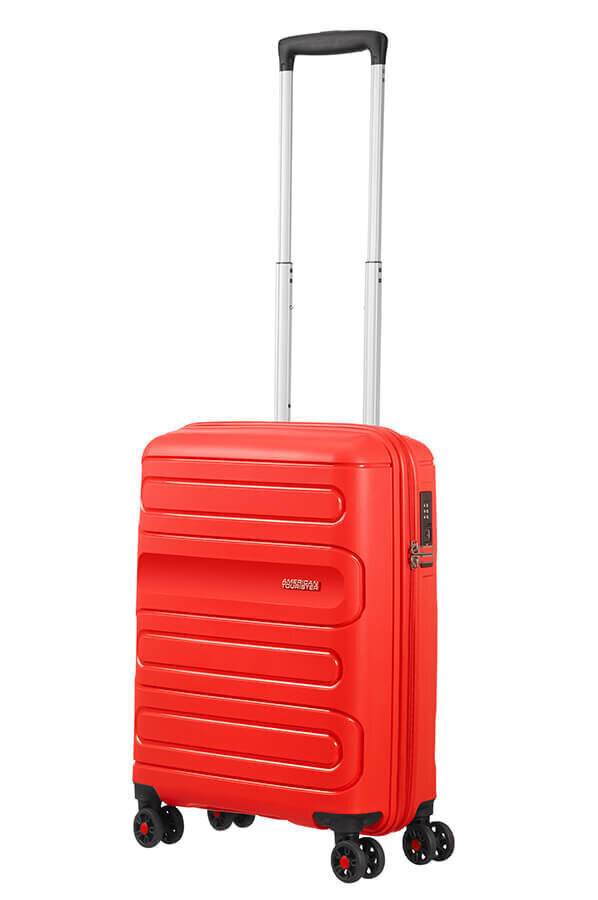 American Tourister käsipagas Sunside Spinner 55, punane цена и информация | Kohvrid, reisikotid | hansapost.ee