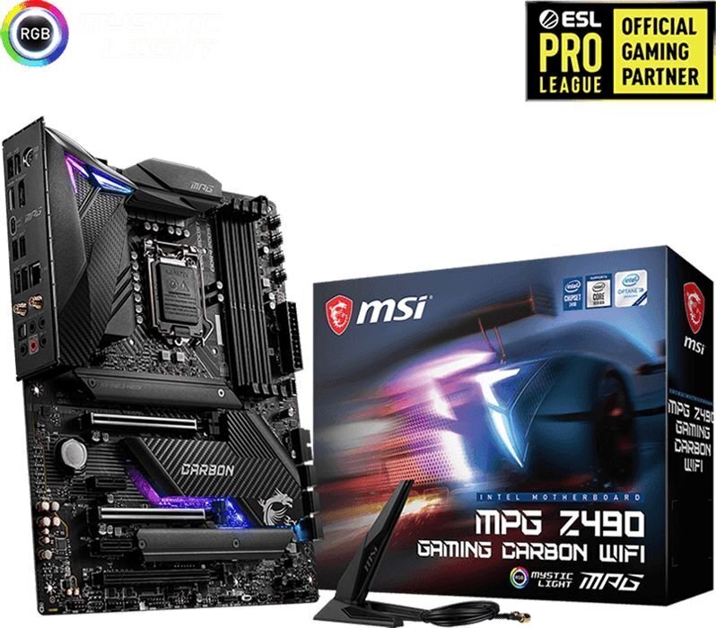 MSI MPG Z490 Gaming Carbon Wifi hind ja info | Emaplaadid | hansapost.ee