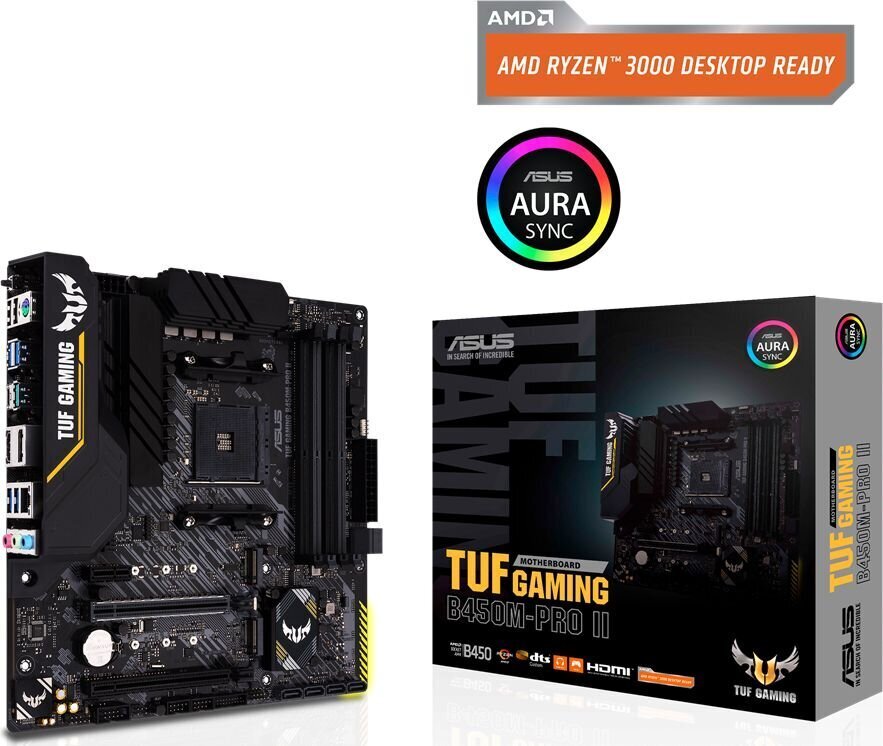 Asus TUF Gaming B450M-PRO II hind ja info | Emaplaadid | hansapost.ee