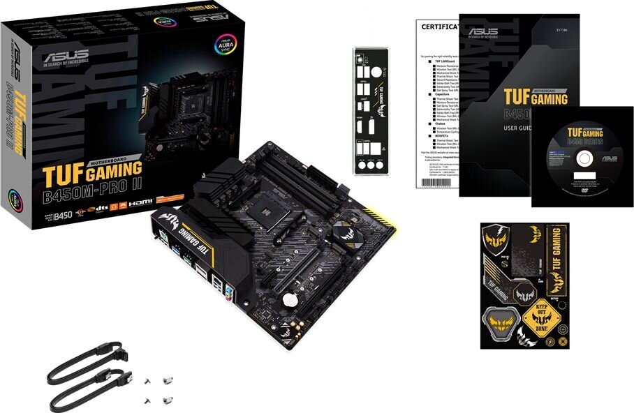 Asus TUF Gaming B450M-PRO II цена и информация | Emaplaadid | hansapost.ee