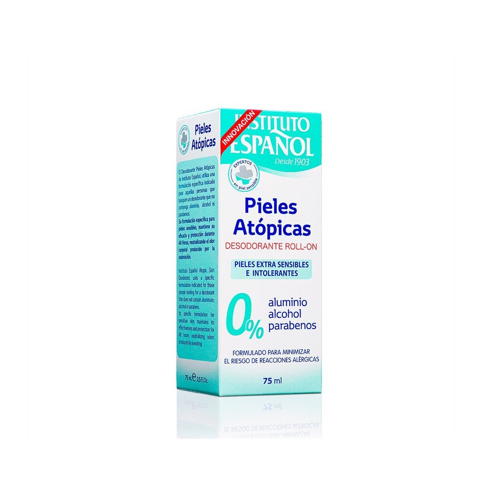 Rulldeodorant Instituto Español Piel Atópica, 75 ml hind ja info | Deodorandid | hansapost.ee