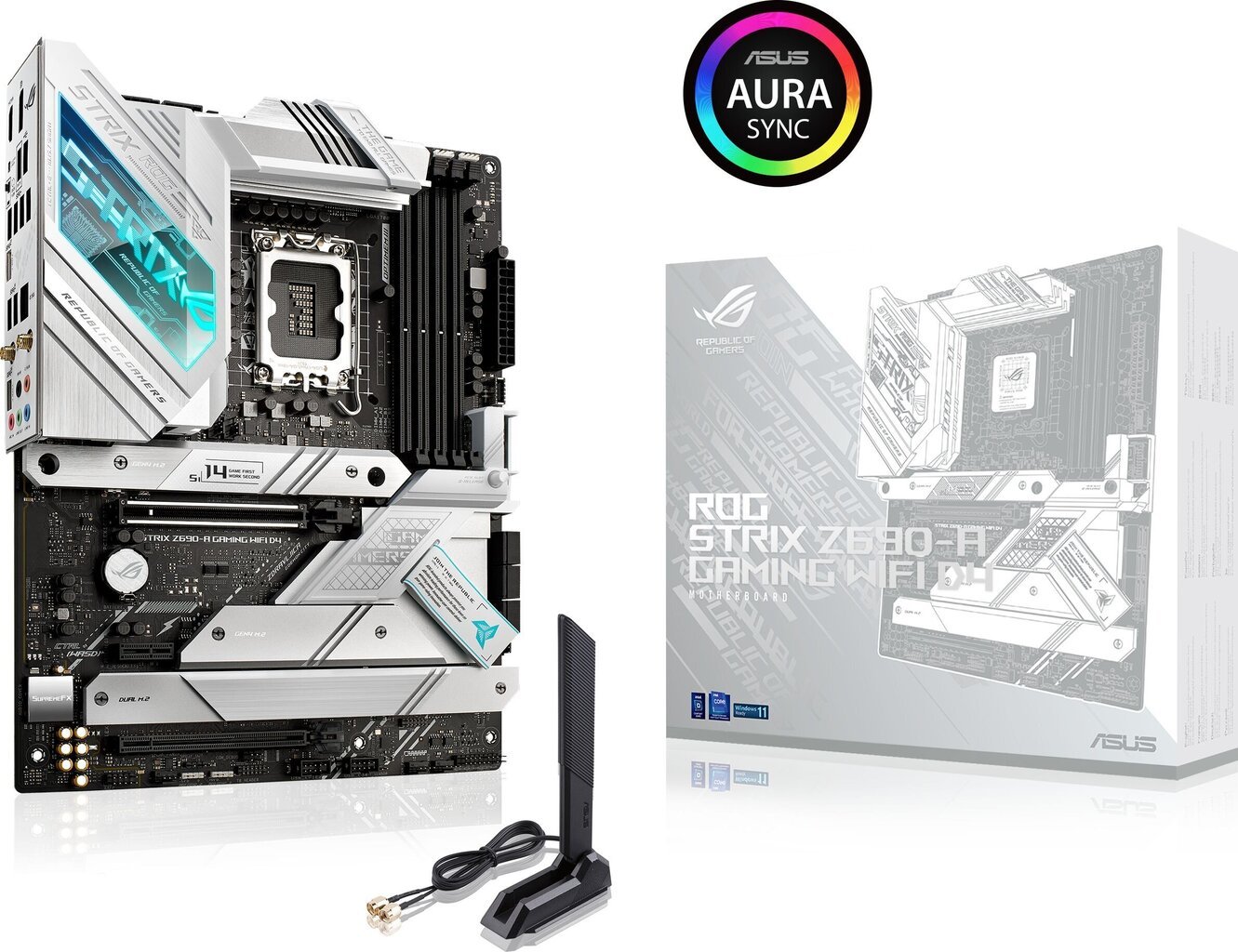 Asus ROG STRIX Z690-A GAMING WIFI D4 hind ja info | Emaplaadid | hansapost.ee