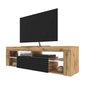 TV-laud Selsey Bianko 3D LED, pruun/must hind ja info | Televiisori alused | hansapost.ee