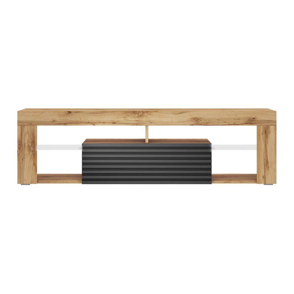 TV-laud Selsey Bianko 3D LED, pruun/must hind ja info | Televiisori alused | hansapost.ee