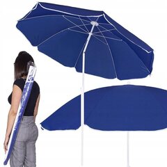 Пляжный / садовой зонт, 180 см, синий цена и информация | Зонты, маркизы, стойки | hansapost.ee