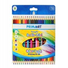 Карандаши DOUBLE-SIDED TRIANGULAR COLOUR PENCILS 24 шт., 48 цветов цена и информация | Канцелярские товары | hansapost.ee