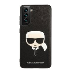 Karl Lagerfeld PU Saffiano Karl Head Case for Samsung Galaxy S21 FE 5G Black hind ja info | Telefonide kaitsekaaned ja -ümbrised | hansapost.ee
