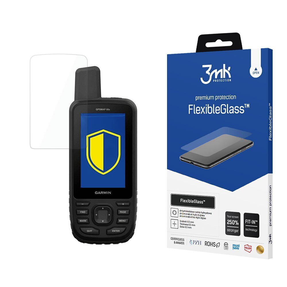 Garmin GPSMap 66S - 3mk FlexibleGlass™ screen protector цена и информация | GPS seadmed | hansapost.ee