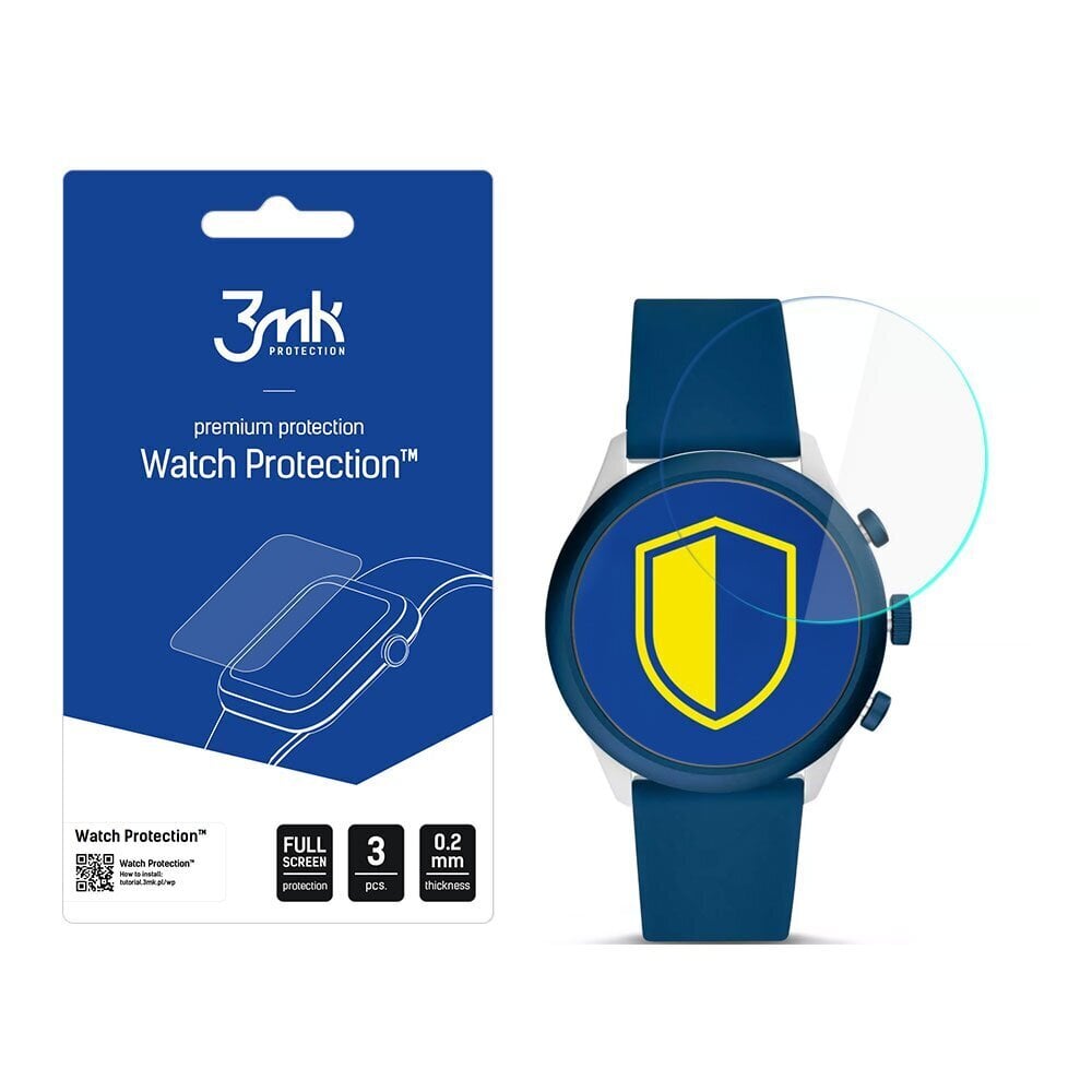 Fossil Sport 43mm - 3mk Watch Protection™ v. FlexibleGlass Lite screen protector цена и информация | Nutikellade aksessuaarid ja tarvikud | hansapost.ee