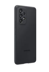 EF-PA536TBE Samsung Silicone Cover for Galaxy A53 5G Black hind ja info | Telefonide kaitsekaaned ja -ümbrised | hansapost.ee