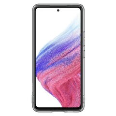 EF-QA536TBE Samsung Soft Clear Cover for Galaxy A53 5G Black hind ja info | Telefonide kaitsekaaned ja -ümbrised | hansapost.ee