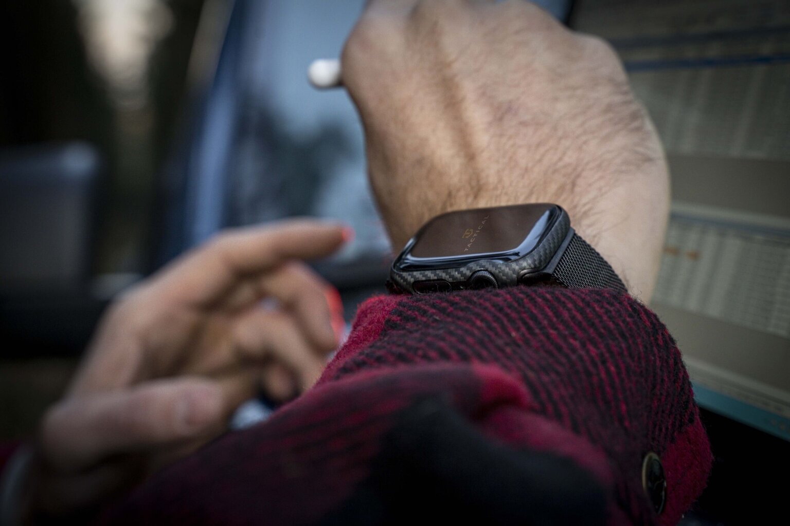 Tactical Zulu Aramid Apple Watch 7 45mm Black hind ja info | Nutikellade aksessuaarid ja tarvikud | hansapost.ee