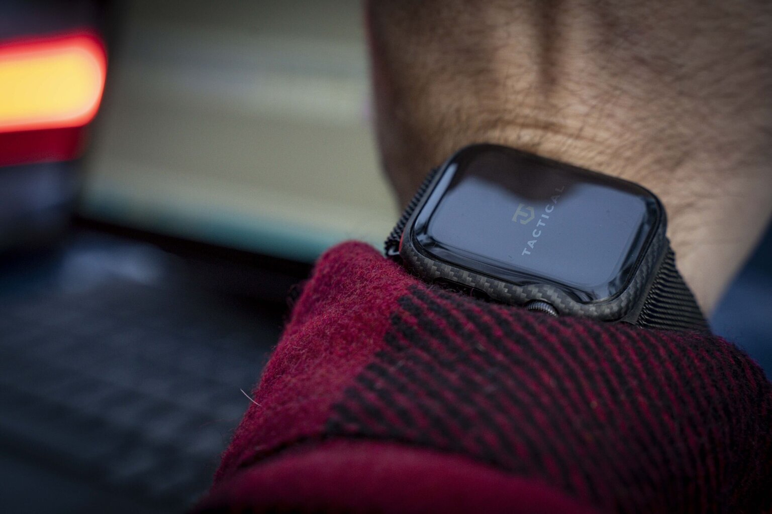 Tactical Zulu Aramid Apple Watch 7 45mm Black hind ja info | Nutikellade aksessuaarid ja tarvikud | hansapost.ee