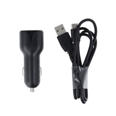 Maxlife MXCC-01 car charger 1x USB 2.1A black + USB-C cable hind ja info | Auto elektritarvikud | hansapost.ee