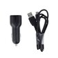 Maxlife MXCC-01 car charger 1x USB 2.1A black + USB-C cable цена и информация | Auto elektritarvikud | hansapost.ee