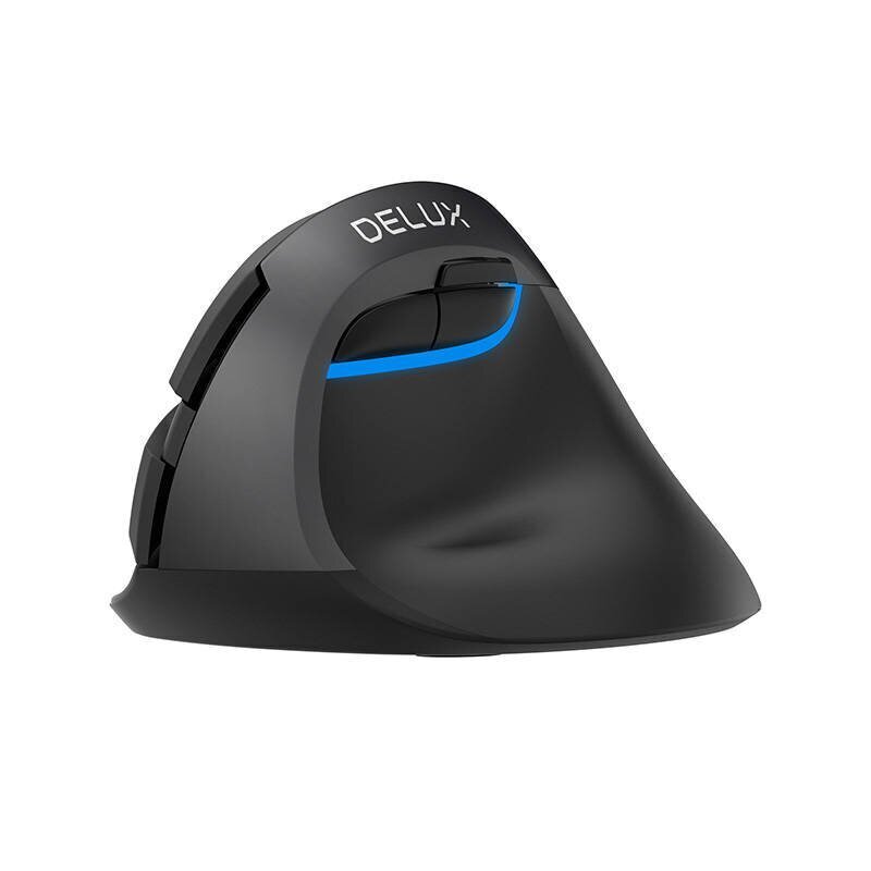 Wireless Vertical Mouse Delux M618Mini DB BT+2.4G 2400DPI (black) hind ja info | Arvutihiired | hansapost.ee