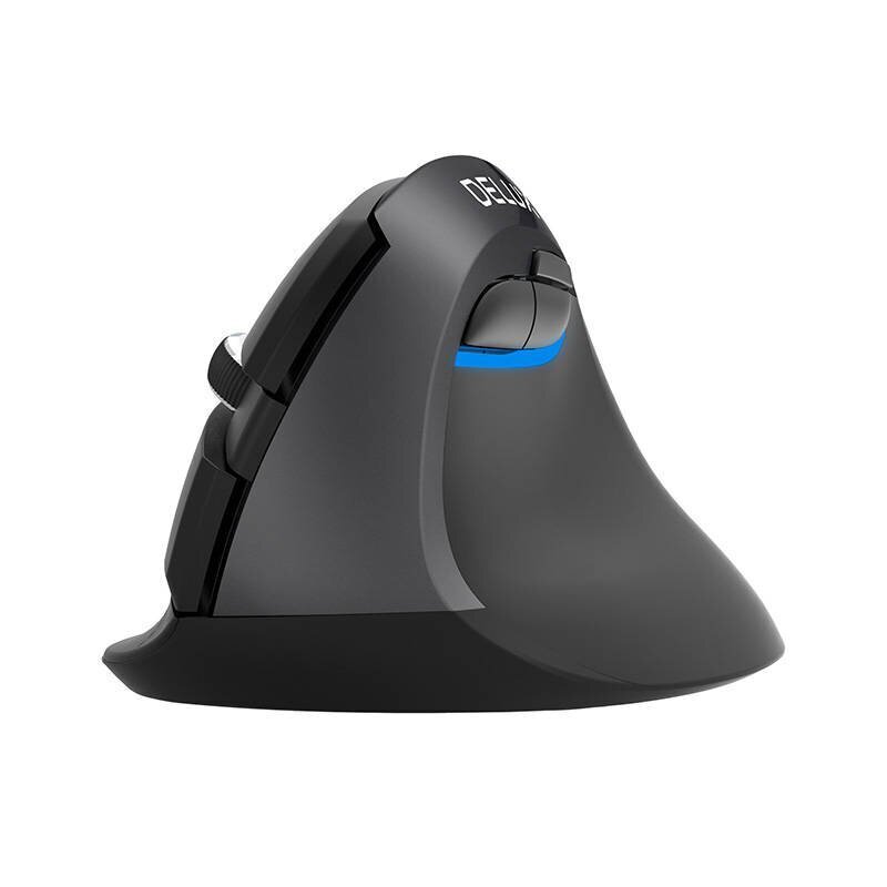 Wireless Vertical Mouse Delux M618Mini DB BT+2.4G 2400DPI (black) цена и информация | Arvutihiired | hansapost.ee