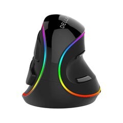 Wired Vertical Mouse Delux M618Plus 4000DPI RGB hind ja info | Arvutihiired | hansapost.ee