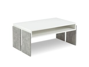 Журнальный столик BSL Concept Zoie, 100x60x45 см, белый цена и информация | BSL Concept Мебель для гостиной | hansapost.ee