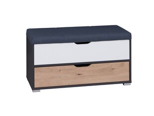 Скамья для прихожей BSL Concept Iwa, 84,5x41,5x45 см, черная цена и информация | BSL Concept Мебель для прихожей | hansapost.ee