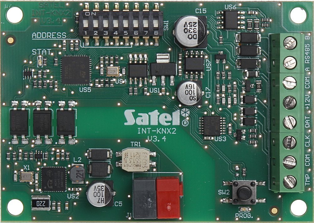 Siseliides INT-KNX-2 Satel цена и информация | Valvesüsteemi tarvikud | hansapost.ee