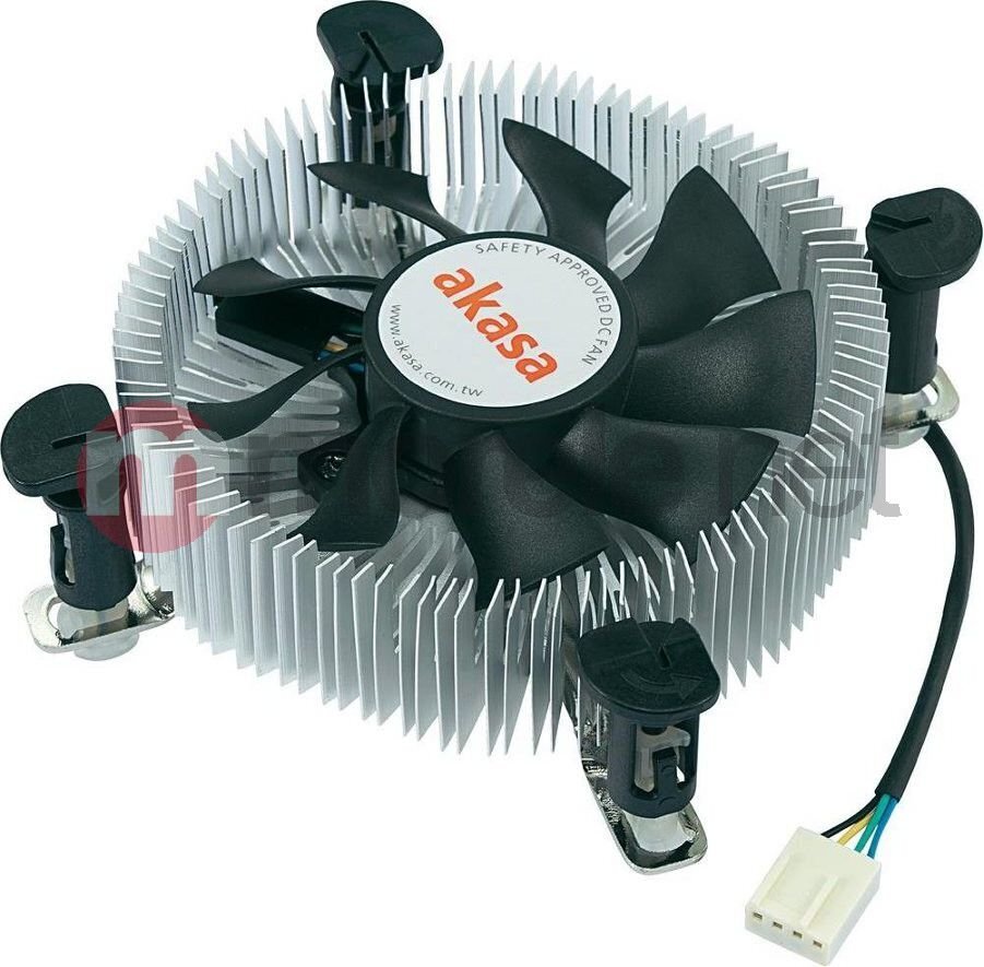 Akasa Heatsink and Fan includes Embedded 8cm PWM Fan with S-Flow Blades (AK-CCE-7106HP) цена и информация | Protsessori jahutid | hansapost.ee