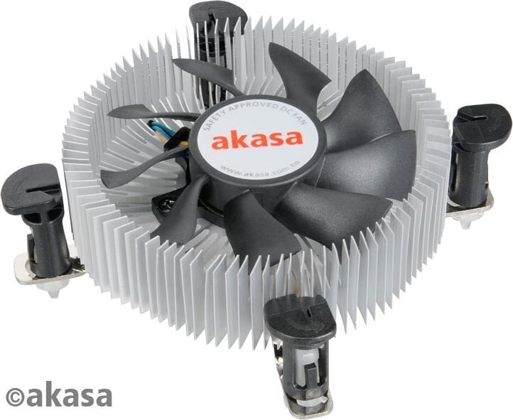 Akasa Heatsink and Fan includes Embedded 8cm PWM Fan with S-Flow Blades (AK-CCE-7106HP) hind ja info | Protsessori jahutid | hansapost.ee