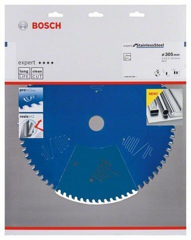 Lõikeketas Bosch Expert for Stainless Steel 305x25.4mm hind ja info | Aiatööriistade varuosad | hansapost.ee